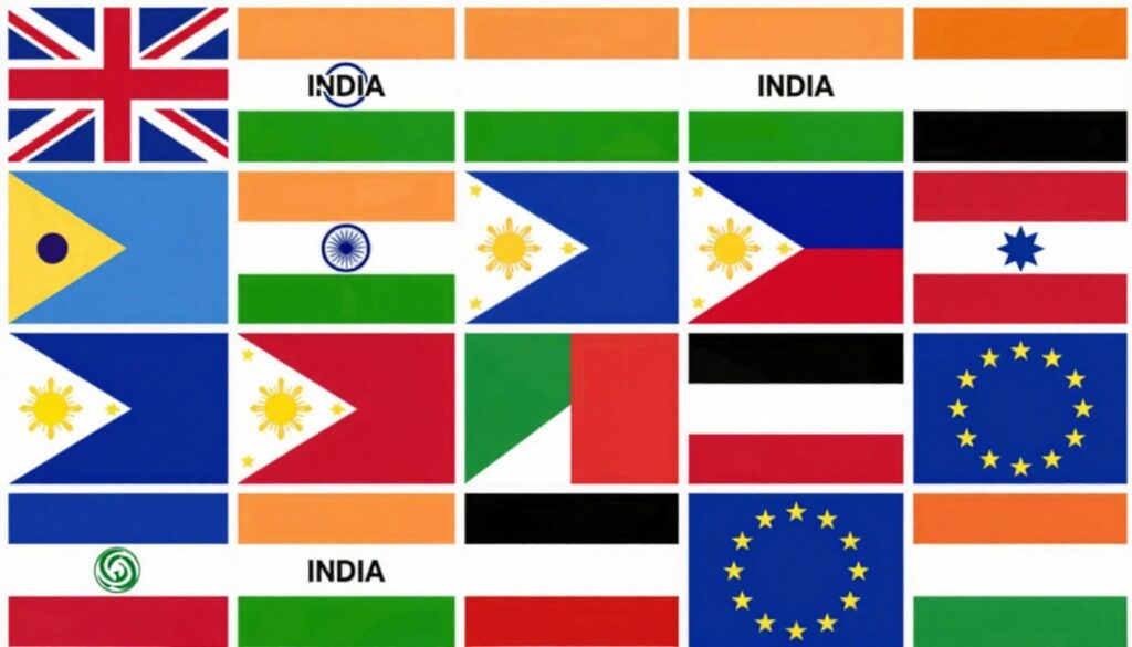 global view iptv showing international channels from multiple countries