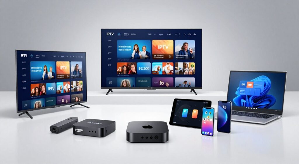 various devices compatible with IPTV Canada services