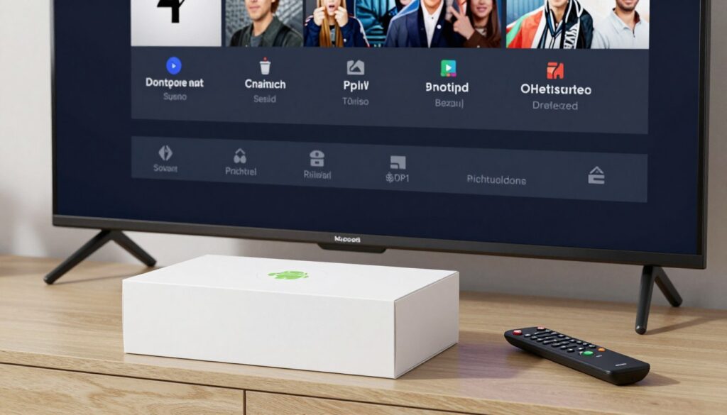 Android Box IPTV setup interface