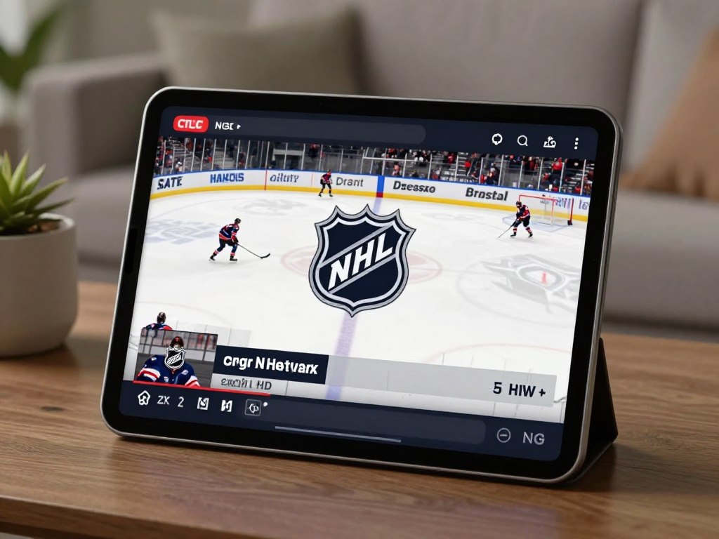 Canadian IPTV service streaming hockey game in high definition