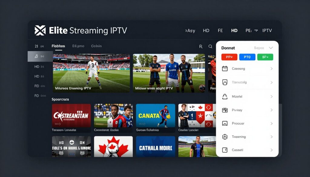 Elite Streaming IPTV service features