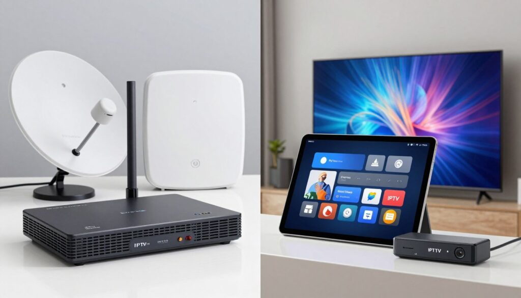 IPTV versus cable satellite comparison