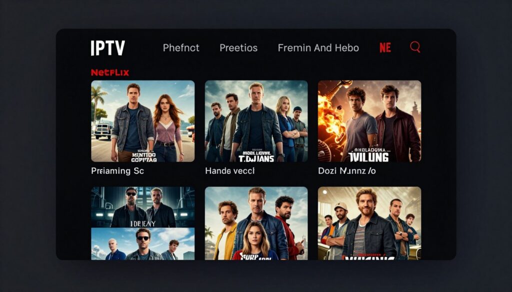 North Star IPTV premium interface