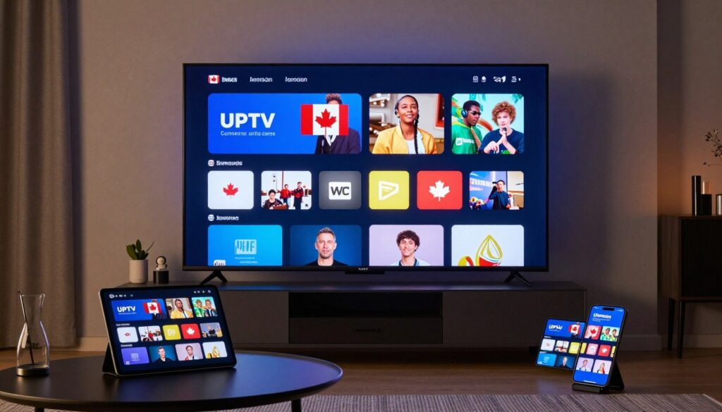 best iptv providers canada streaming on multiple devices showing live channels and on-demand content
