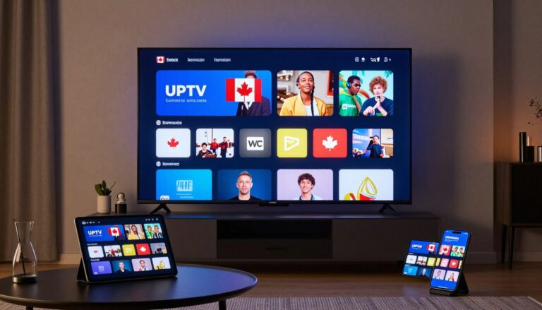 best iptv providers canada streaming on multiple devices showing live channels and on-demand content