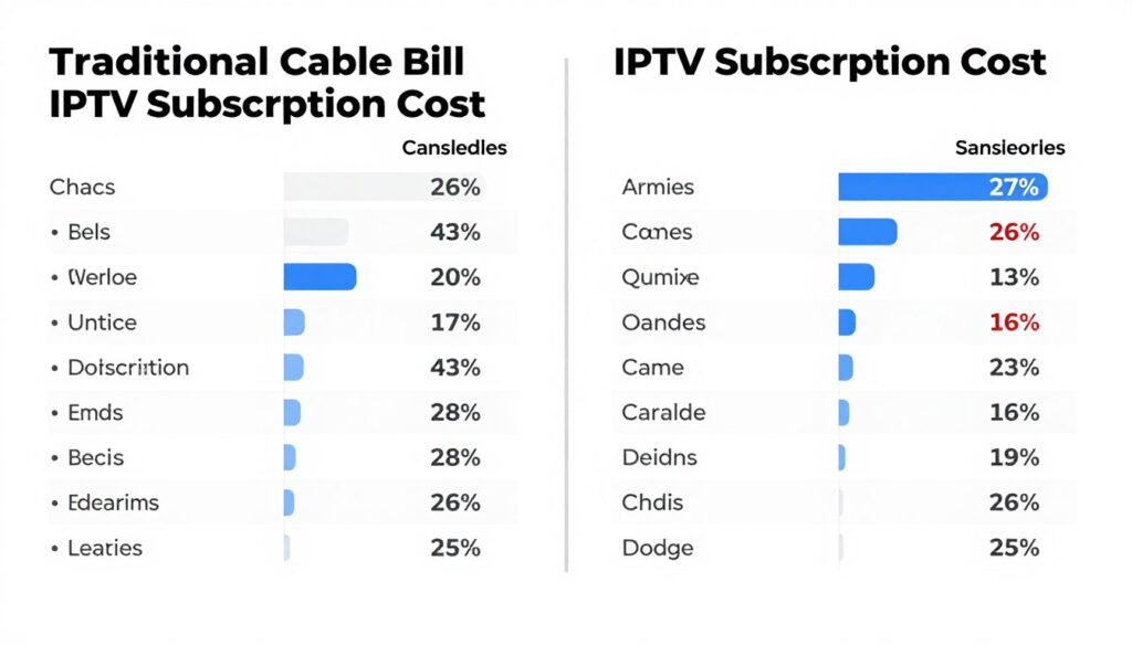 comparing cable vs iptv costs canada